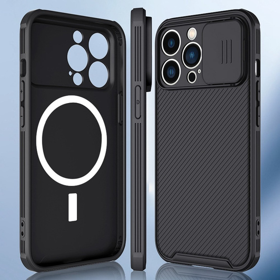 Чехол для iPhone 14, Camera Slide, чёрный