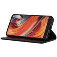 Чехол до Samsung Galaxy S24+ Plus, Wallet Litchi Leather, чёрный