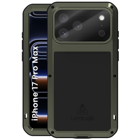 Бронированный чехол с закаленным стеклом для iPhone 17 Pro Max