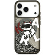 Чехол Karl Lagerfeld Liquid Glitter Choupette MagSafe для iPhone 17 Pro Max