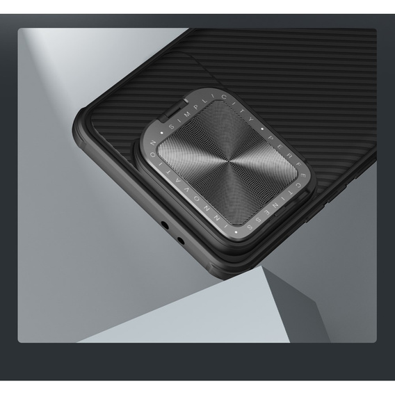 бронированный чехол Nillkin для Xiaomi Poco F6 Pro, CamShield Prop, для Magsafe, чёрный