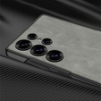 Чехол до Samsung Galaxy S25 Ultra, GKK Leather, чёрный