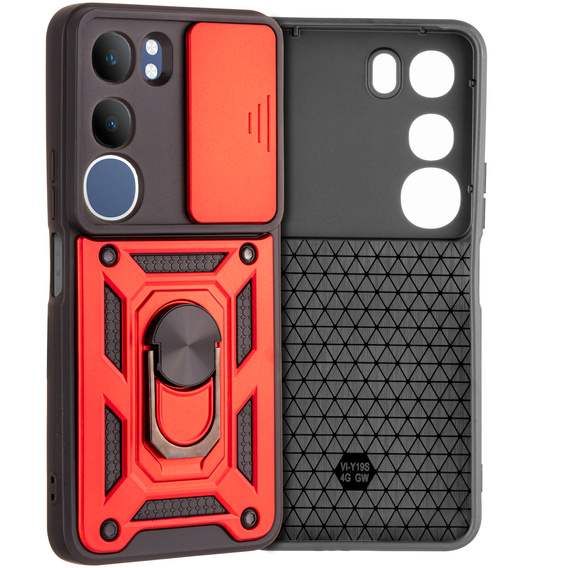 Чохол NOX Camera Slide Vivo Y19s, CamShield Slide, червоний