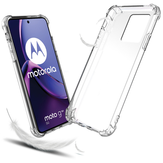 Чехол до Motorola Moto G84 5G, Dropproof, прозрачный