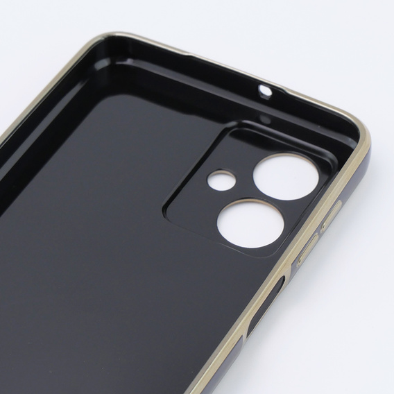 Чохол для Motorola Moto G54 5G, Glamour CamShield, чорний