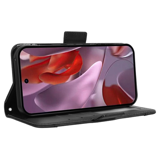 Футляр з клапаном для Google Pixel 9A, Card Slot, чорний