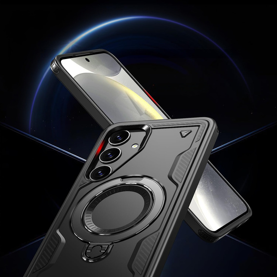 Чехол для Samsung Galaxy S25 FE, Military MagSafe, чёрный