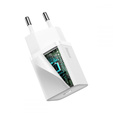 Зарядний пристрій Baseus Super si QUICK CHARGER PD20W + Кабель Lightning-White