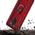 Бронированный Чехол до Xiaomi Redmi Note 9, Nox Case Ring, красный