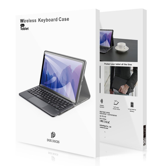 Чехол + клавиатура Samsung Galaxy Tab S9 Ultra, Dux Ducis TouchPad Leather Pen Slot, чёрный