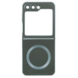 Чехол для ПК Samsung Galaxy Z Flip5 5G, для MagSafe, зеленый
