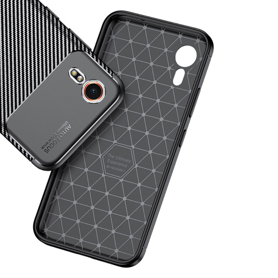 Чoхол до Samsung Galaxy Xcover 7, Carbon Gel, чорний
