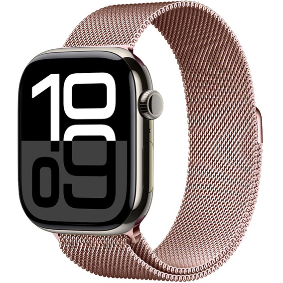 Браслет Milanese для Apple Watch  1/2/3/4/5/6/7/SE (42/44MM) - Pink