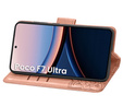 Чохол-книжка для Xiaomi Poco F7 Ultra, Butterfly, рожевий rose gold