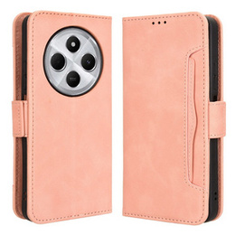 Откидной чехол для Xiaomi Redmi 14C / Xiaomi Poco C75, Card Slot, розовый