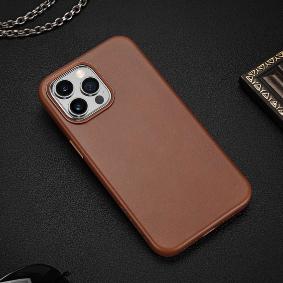 Чехол до iPhone 14 Pro Max, Dux Ducis Max Naples, коричневый