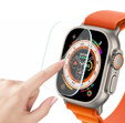 2x закаленное стекло с монтажной рамкой ERBORD для Apple Watch Ultra 1/2/3 49 мм