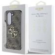 Чехол GUESS до Samsung Galaxy Z Fold6, 4G Big Metal Logo, коричневый