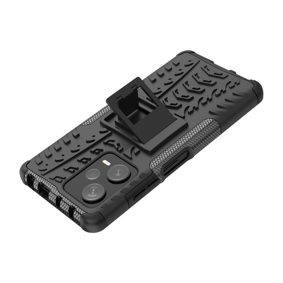 Чехол до Xiaomi Redmi Note 12 Pro+ 5G, Tire Armor, чёрный