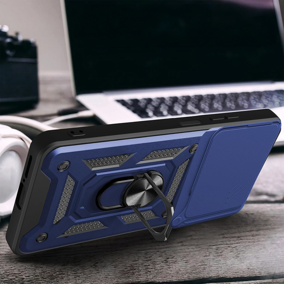 Чехол NOX Camera Slide Honor 400 5G, CamShield Slide, синий