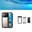 Чохол для iPhone 17 Pro, водонепроникний IP68, SHELLBOX MagSafe, чорний