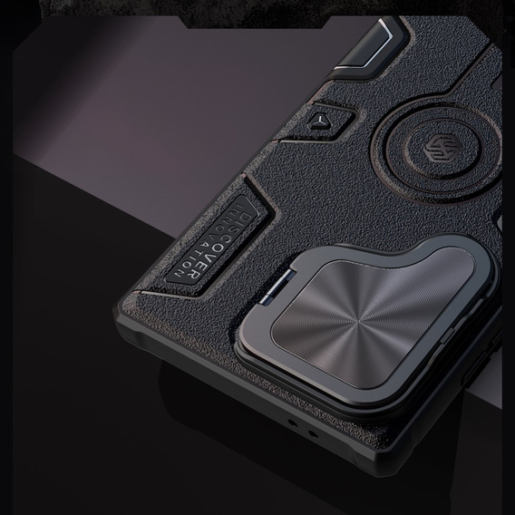 Чохол для Samsung Galaxy S24 Ultra, броньований Nillkin, CamShield Armor Prop, чорний
