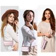 Чохол CASEME для Samsung Galaxy A56 5G, RFID Leather Wallet з плечовим ременем, зелений