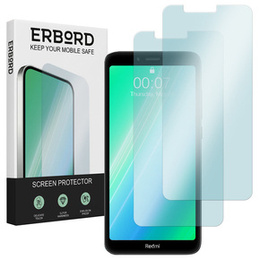2x Закаленное стекло для Xiaomi Redmi 7A, ERBORD 9H Hard Glass на экране