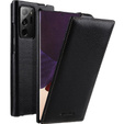 Чехол MELKCO с флипом для Samsung Galaxy Note 20 Ultra, кожа, флип, чёрный
