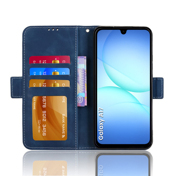 Чохол-футляр для Oppo Reno 14F, слот для карток, гаманець, чорний