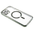 Чехол до iPhone 12 Pro, MagSafe Hybrid, зелёный