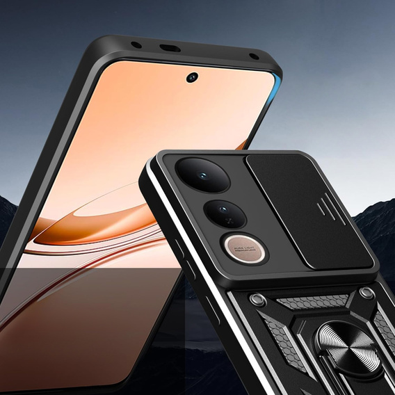 Чехол NOX Camera Slide Vivo V50 Lite 4G / 5G, CamShield Slide, чёрный