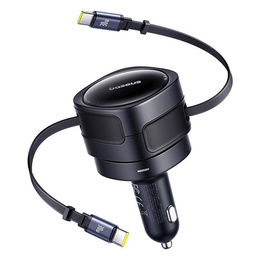 Baseus Автомобильное зарядное устройство 2-Port USB i USB Type-C PD40W/QC3.0 - Grey