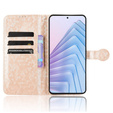 Флип-кейс для Xiaomi Redmi Note 14 4G, Wallet Rhombus, розовый