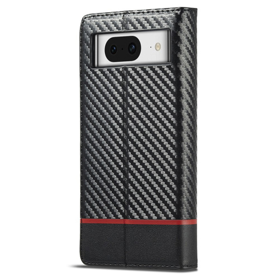 Чохол-фліп для Google Pixel 8A, Carbon LC.IMEEKE, чорний