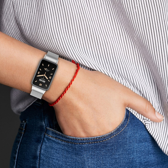 Браслет  MilaneseBand для Xiaomi Mi Band 7 Pro - Silver