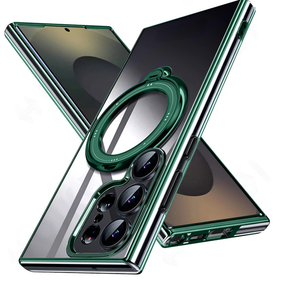 Магнітний чохол для Samsung Galaxy S25 Ultra, для MagSafe, зелений