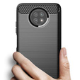 Чехол до Xiaomi Redmi Note 9T 5G, Carbon, чёрный