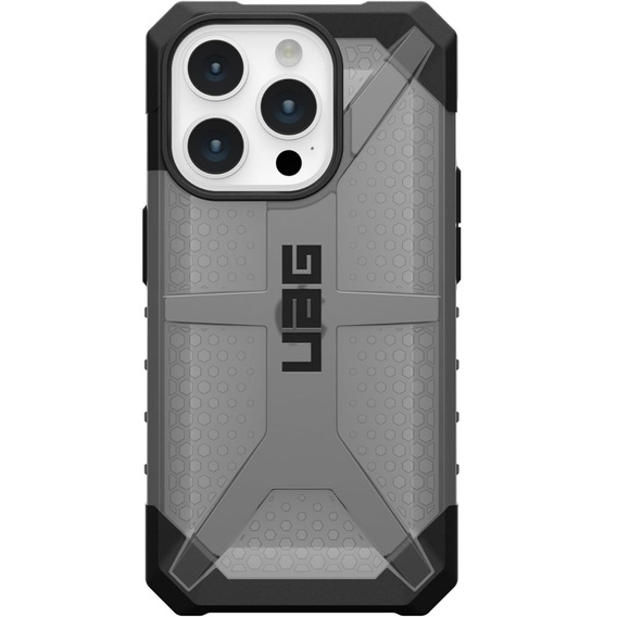 чохол Urban Armor Gear для iPhone 15 Pro, Plasma, сірий