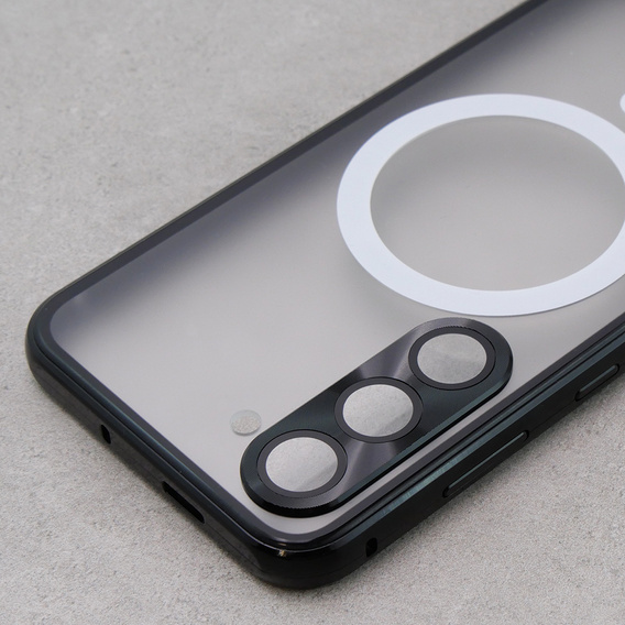 Магнітний чохол Dual Glass MagSafe для Samsung Galaxy S23, чорний