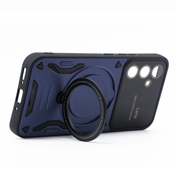 Бронированный чехол для Samsung Galaxy A54 5G, CamShield MagSafe, синий