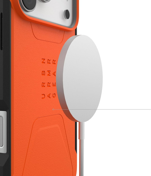 Чехол Urban Armor Gear для iPhone 17 Pro Max, Civilian MagSafe, оранжевый