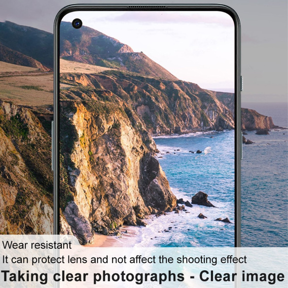 IMAK Захисне скло + ослона для камери OnePlus Nord 2 5G