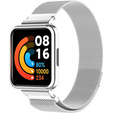 Металический браслет с чехлом для часов Xiaomi Redmi Watch 2 Lite, Silver