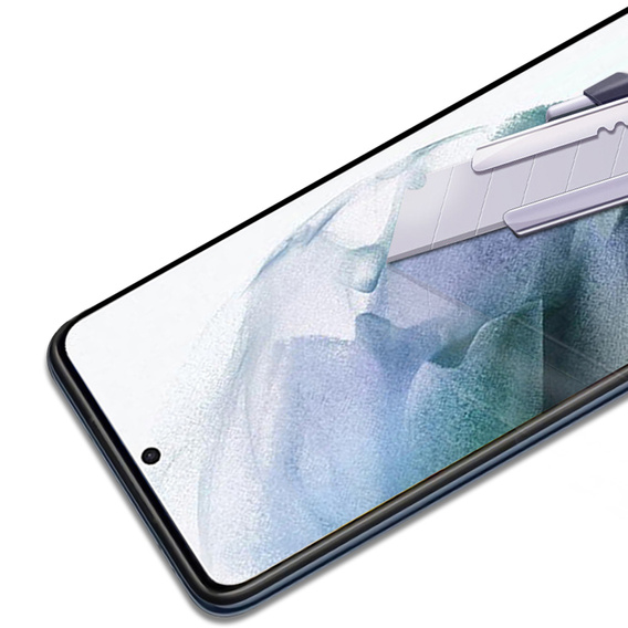 Загартоване скло Mocolo Full Glue для Samsung Galaxy S22 5G, чорна рамка
