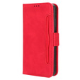 Футляр з клапаном для TCL 40 NxtPaper, Card Slot, червоний