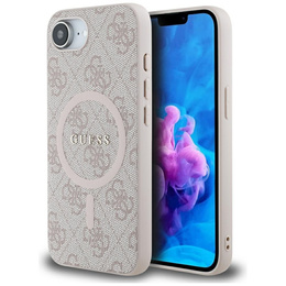 Чохол Guess HC MagSafe PU 4G Ring Classic Logo для iPhone 16e