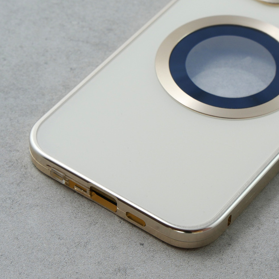 Чохол для iPhone 12, Dual Glass, для Magsafe, золотий