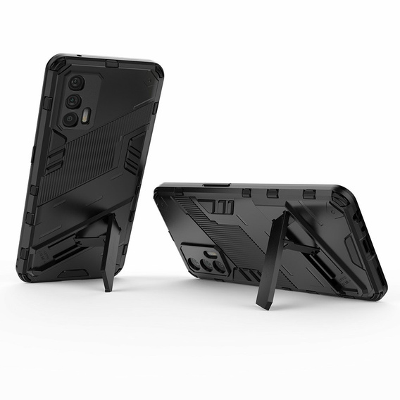 Чехол для Realme GT 5G, Military kickstand, синий