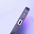 Ultra Slim чохол для iPhone 15 Plus, прозорий / фіолетовий